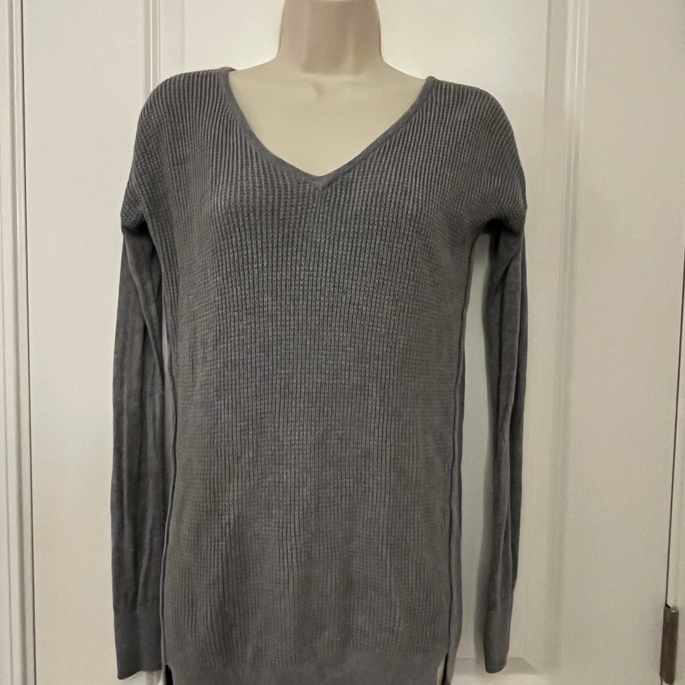 lululemon athletica Charcoal V-Neck Sweater